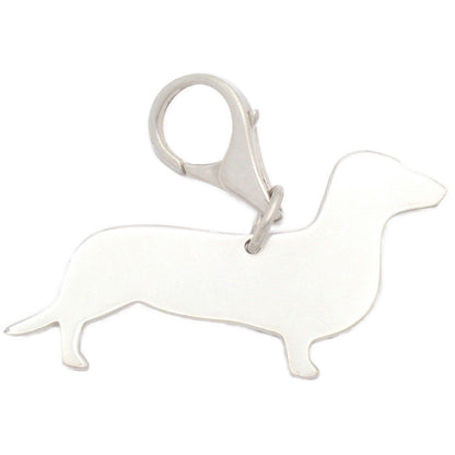 Tiffany & Co Dachshund Motif Charm Key Holder 925 Sterling Silver