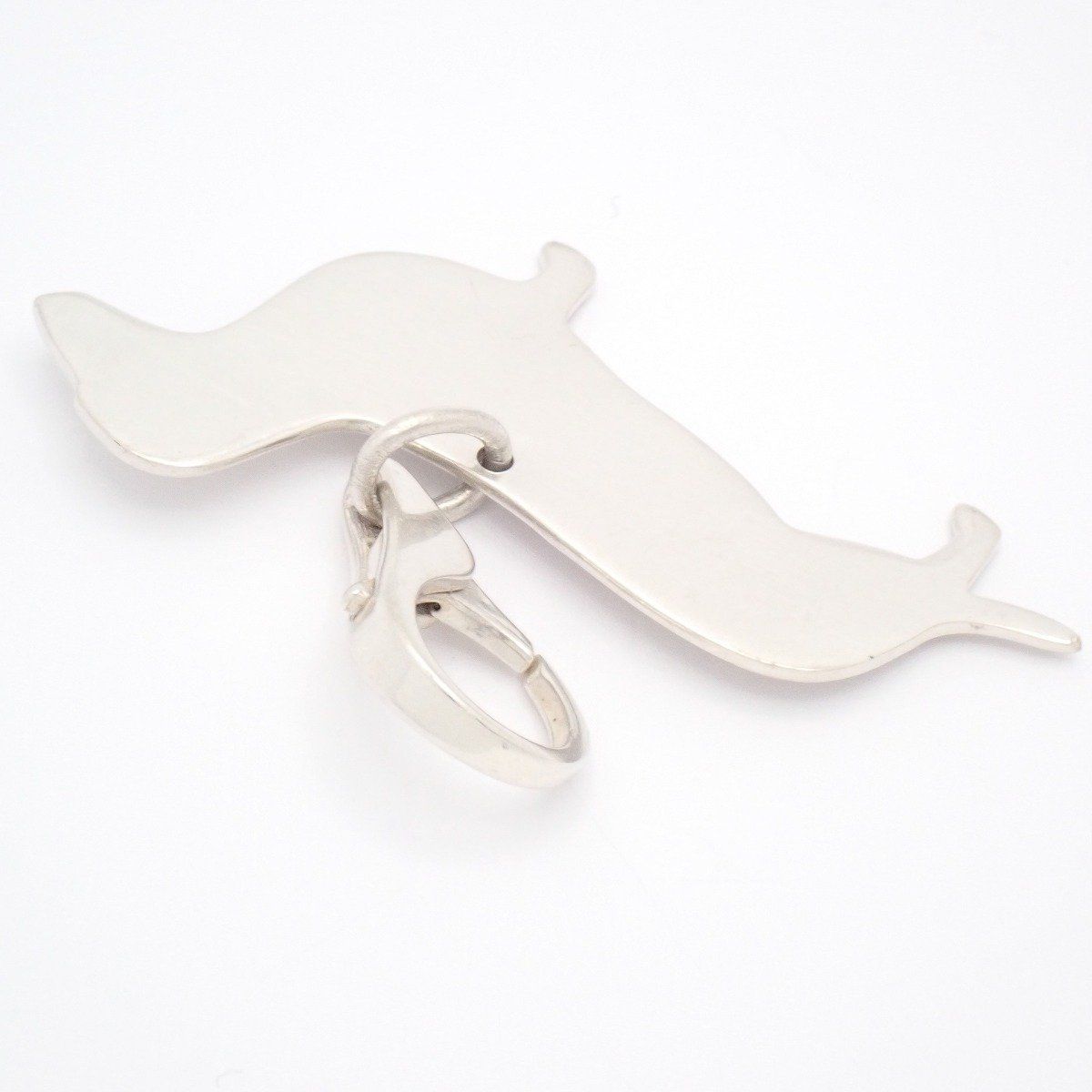 Tiffany & Co Dachshund Motif Charm Key Holder 925 Sterling Silver — view 2