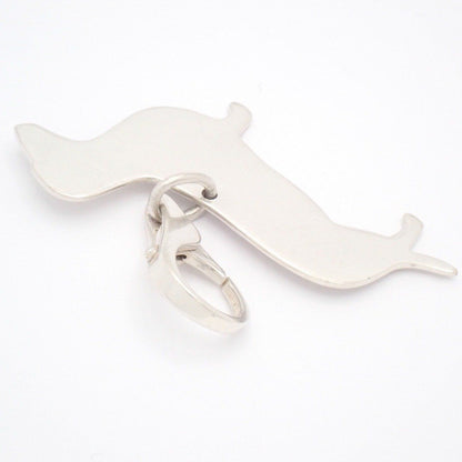 Tiffany & Co Dachshund Motif Charm Key Holder 925 Sterling Silver — view 2