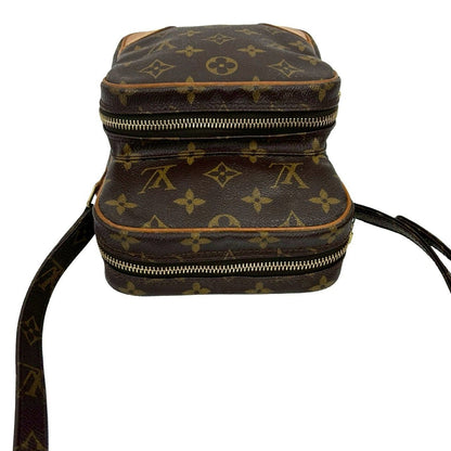 Louis Vuitton Vintage Amazon Monogram Leather Mini Shoulder Bag Pochette Brown