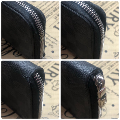 Louis Vuitton Wallet Damier Graphite Zippy Vertical Black — view 4