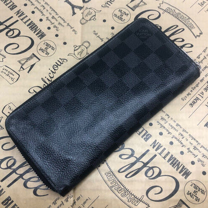 Louis Vuitton Wallet Damier Graphite Zippy Vertical Black — view 2