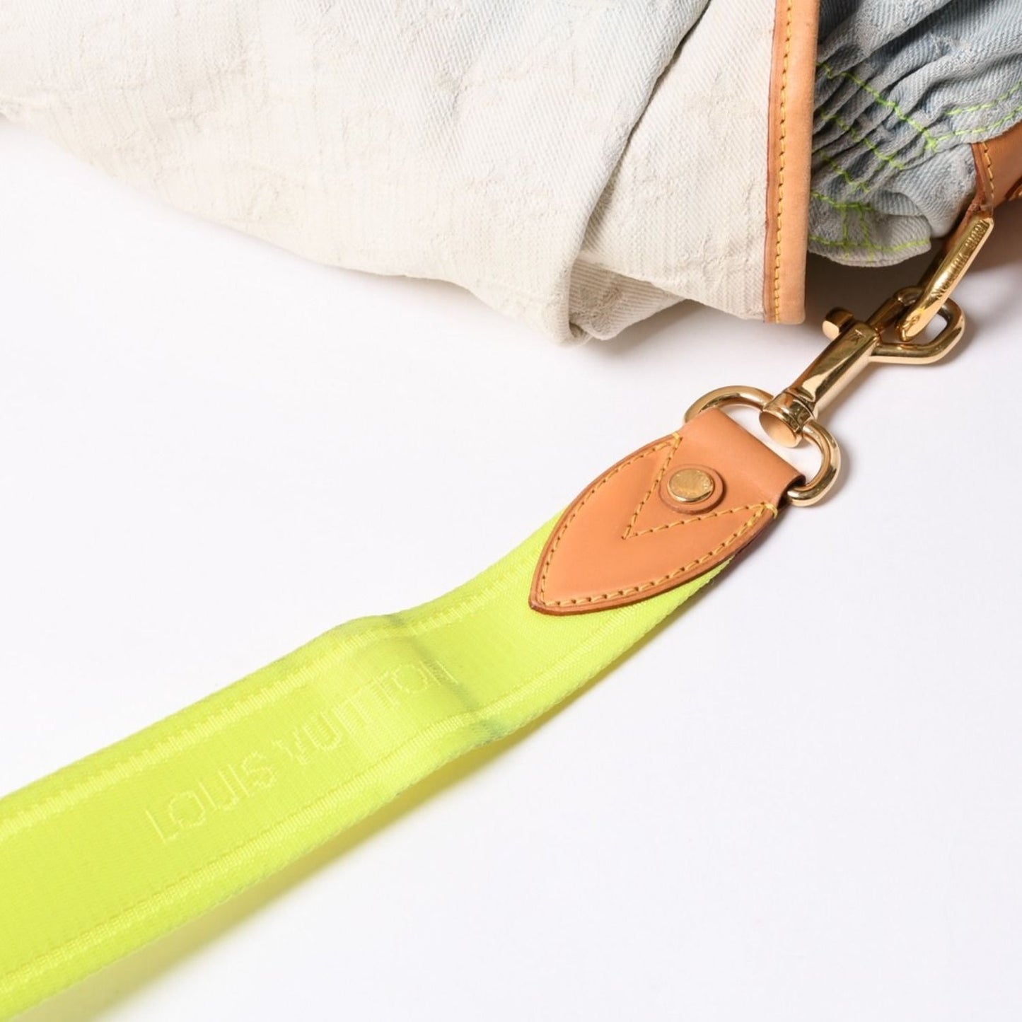 Louis Vuitton Denim Sunrise Shoulder Bag Blue Gradation — view 7