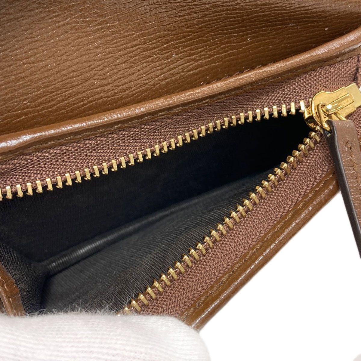 Gucci Horsebit Bifold Wallet Leather