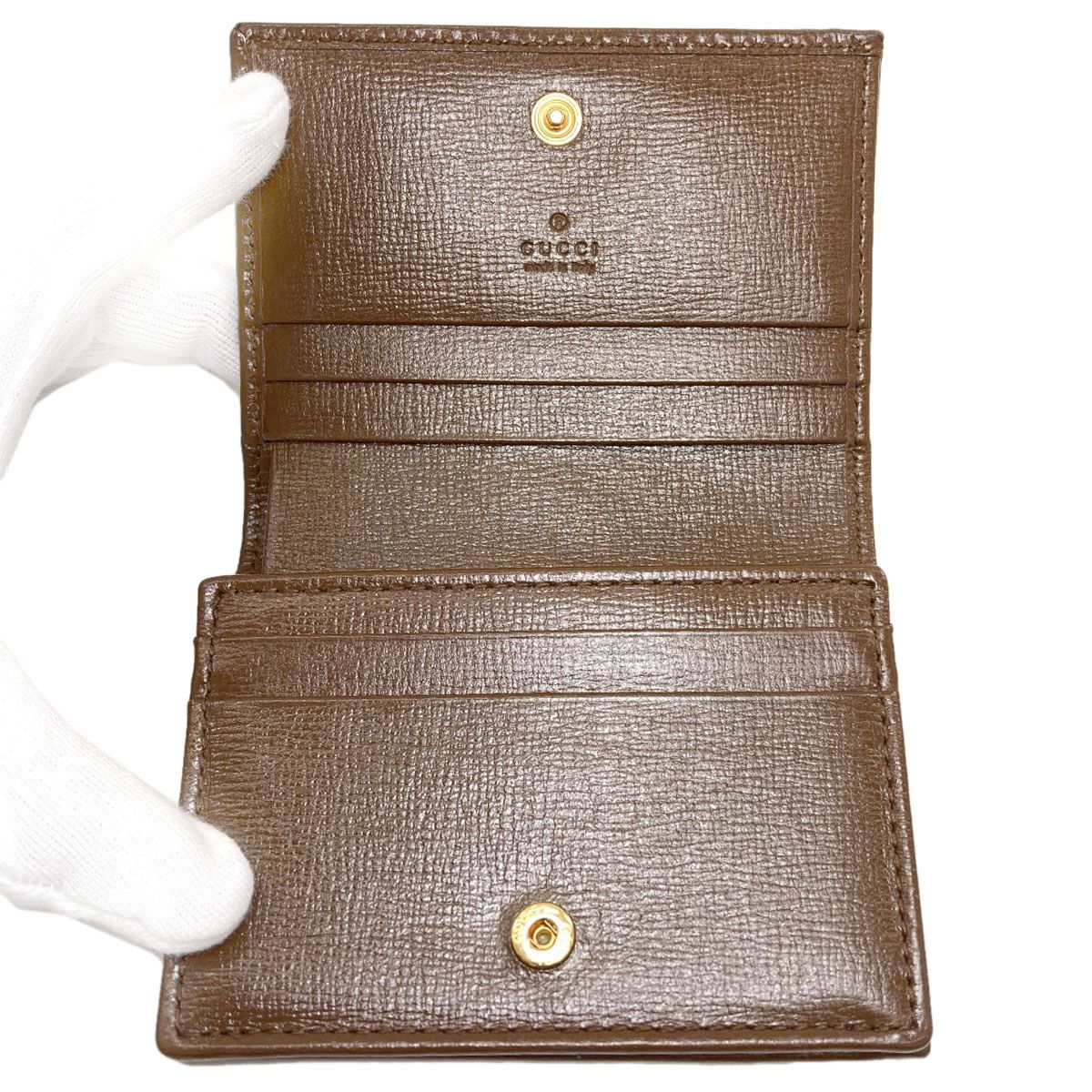 Gucci Horsebit Bifold Wallet Leather