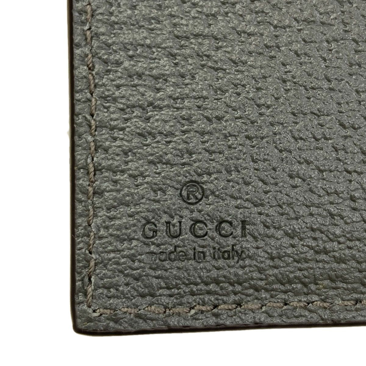 Gucci Double Trifold Wallet Bifold Leather