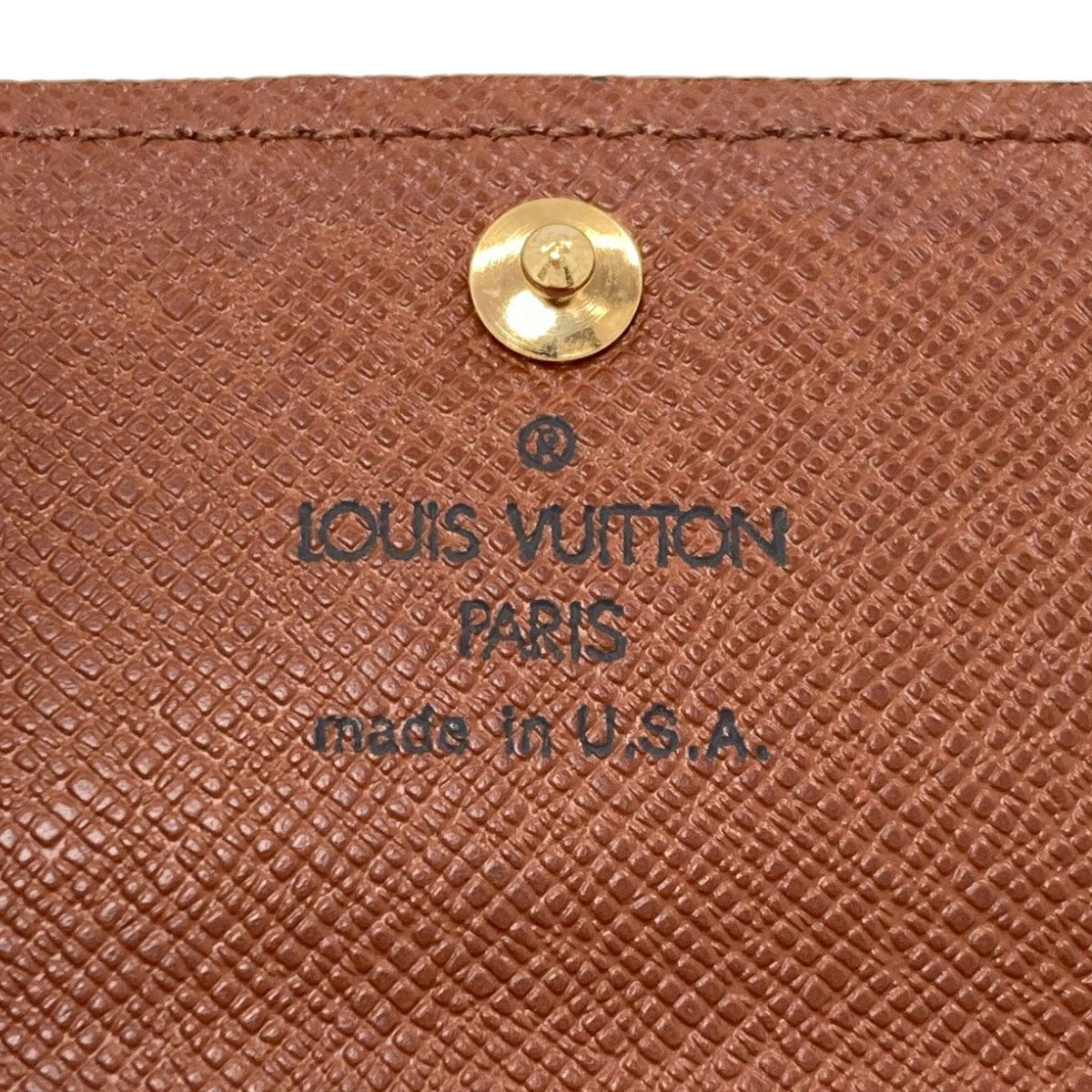 Louis Vuitton Multicles 4 Key Case Monogram Canvas Key Holder