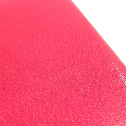 Hermes Calvi Duo Rose Silver Card Case Chevre