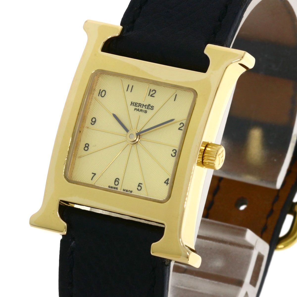 Hermes Watch Wristwatch Leather