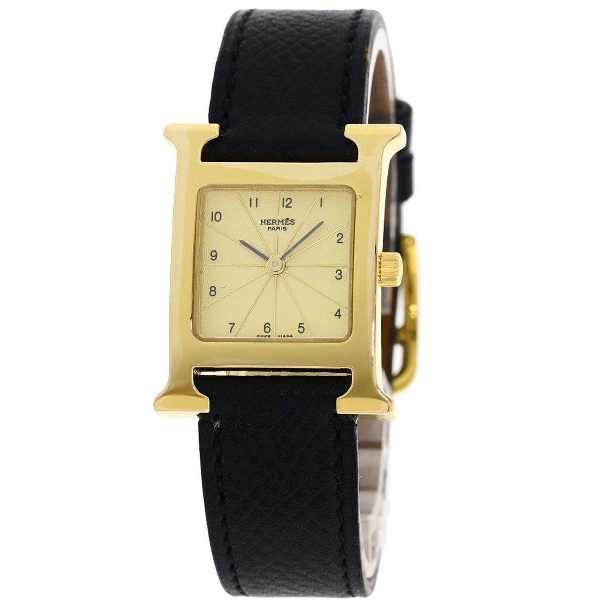 Hermes Watch Wristwatch Leather
