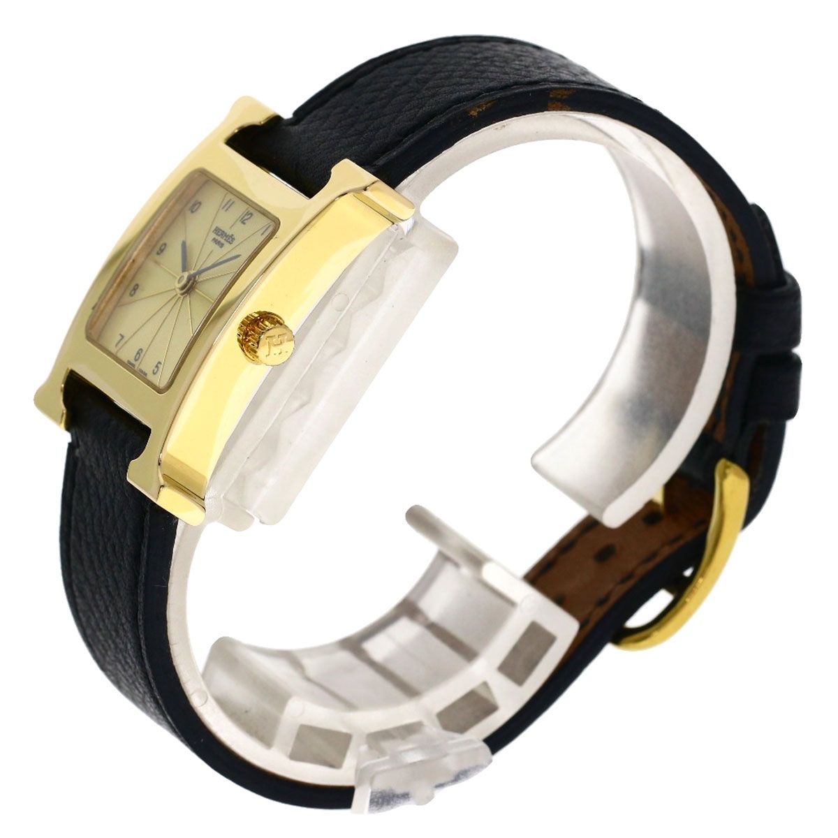 Hermes Watch Wristwatch Leather