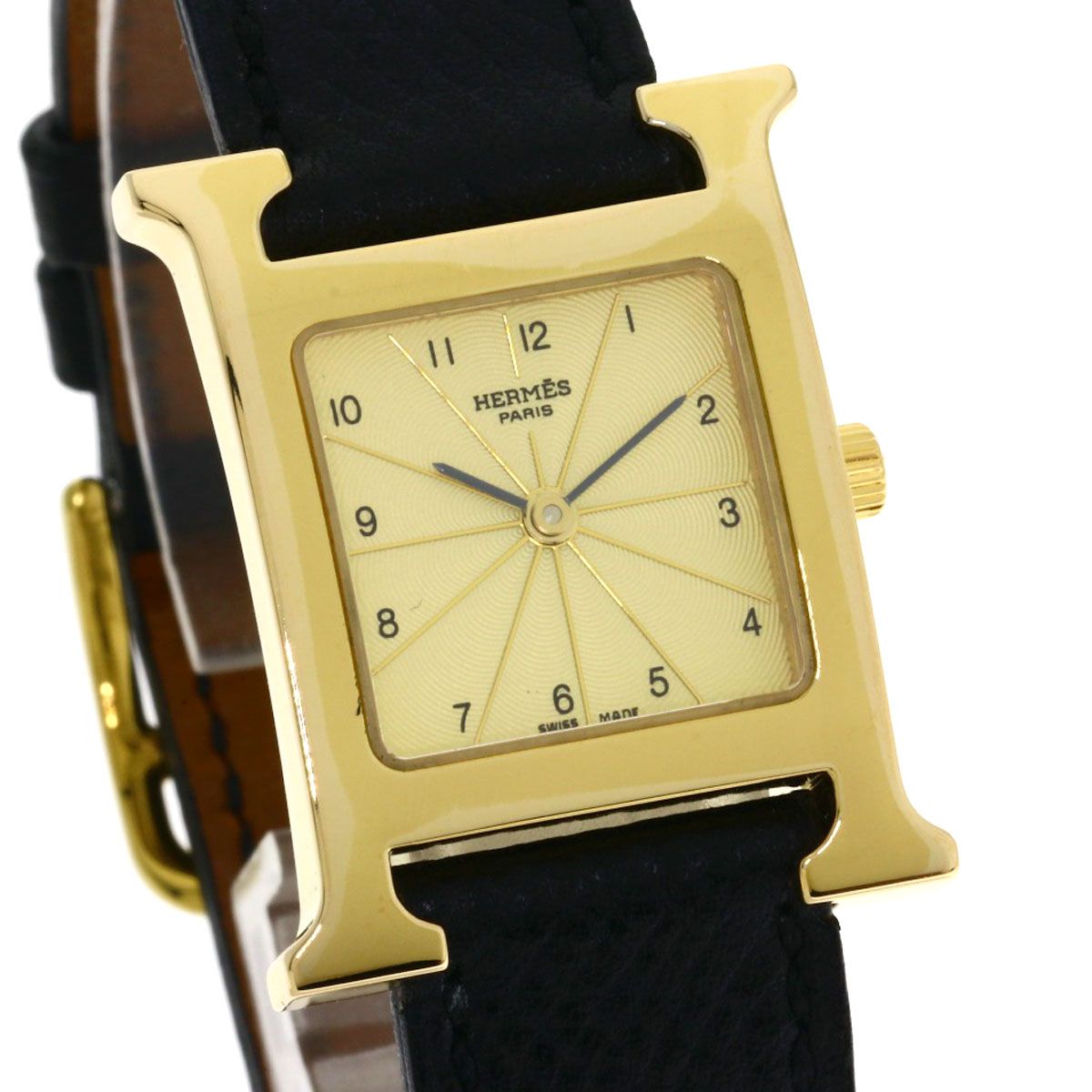Hermes Watch Wristwatch Leather