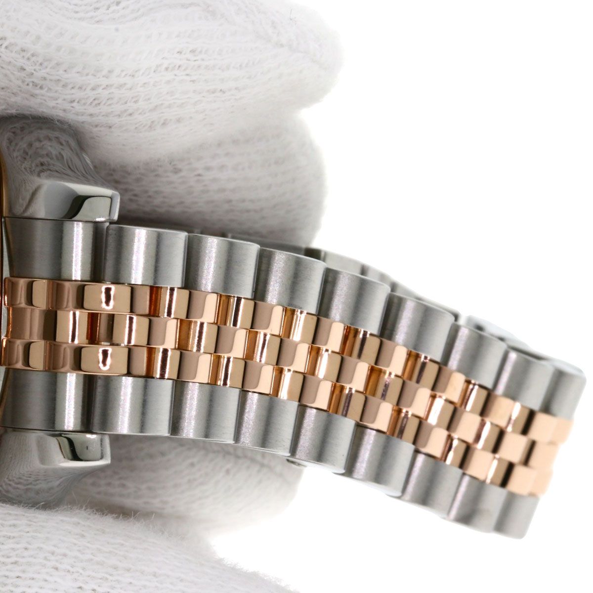 Rolex Datejust Diamond Watch SS Pink Gold 18k