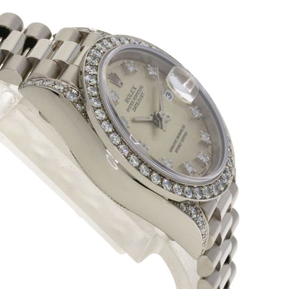 Rolex Datejust Diamond Watch 18k White Gold