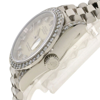 Rolex Datejust Diamond Watch 18k White Gold