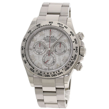 Rolex Cosmograph Daytona Meteorite Watch 18k White Gold