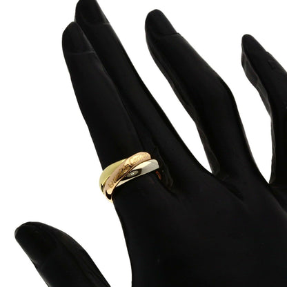 Cartier Trinity 48 Ring 18k Yellow Gold 18k White Pink