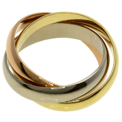 Cartier Trinity 48 Ring 18k Yellow Gold 18k White Pink