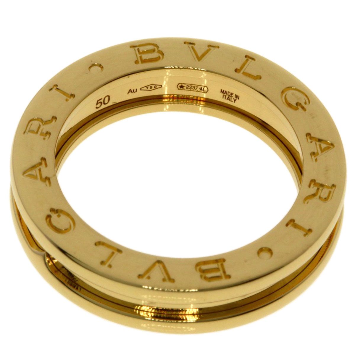 Bvlgari B-zero One Band 50 Ring 18k Yellow Gold