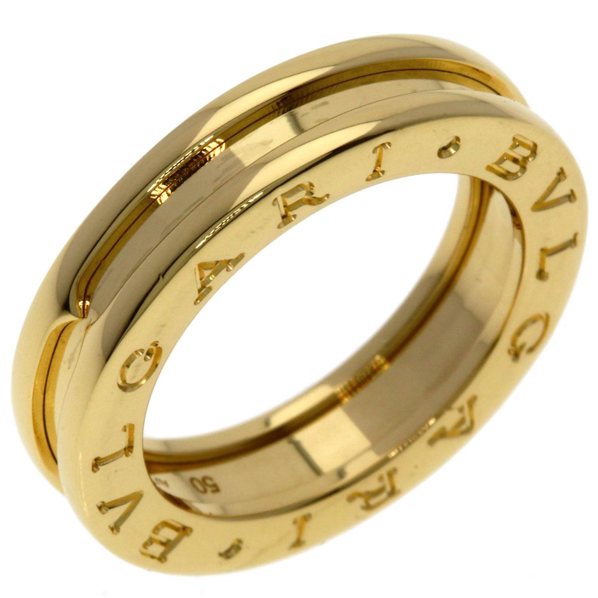 Bvlgari B-zero One Band 50 Ring 18k Yellow Gold