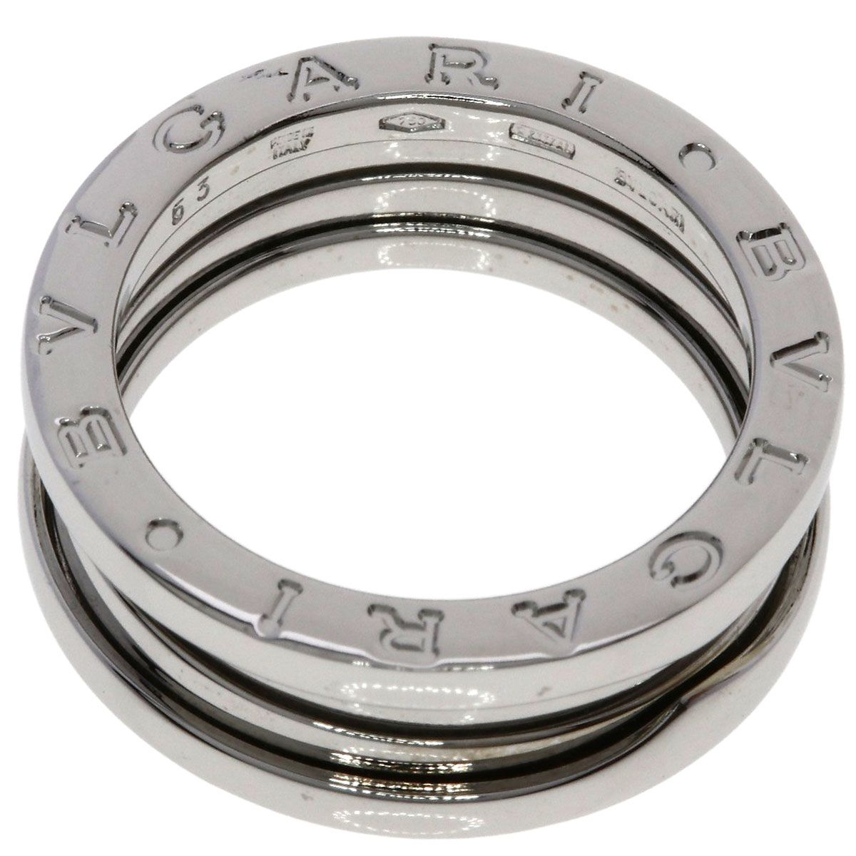 Bvlgari B-zero One Band 53 Ring 18k White Gold