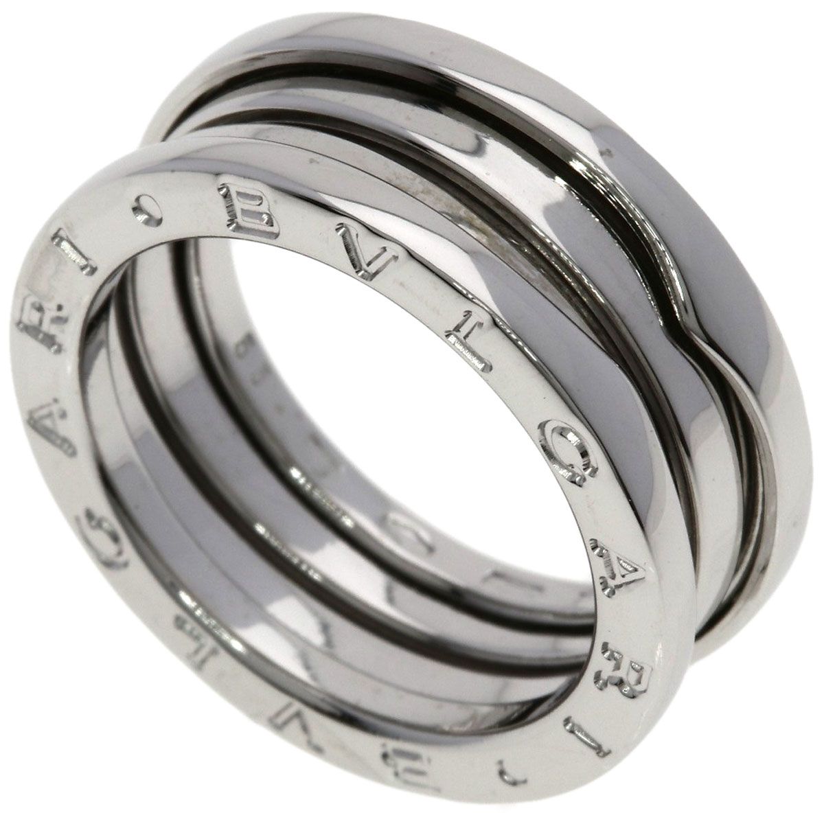 Bvlgari B-zero One Band 53 Ring 18k White Gold