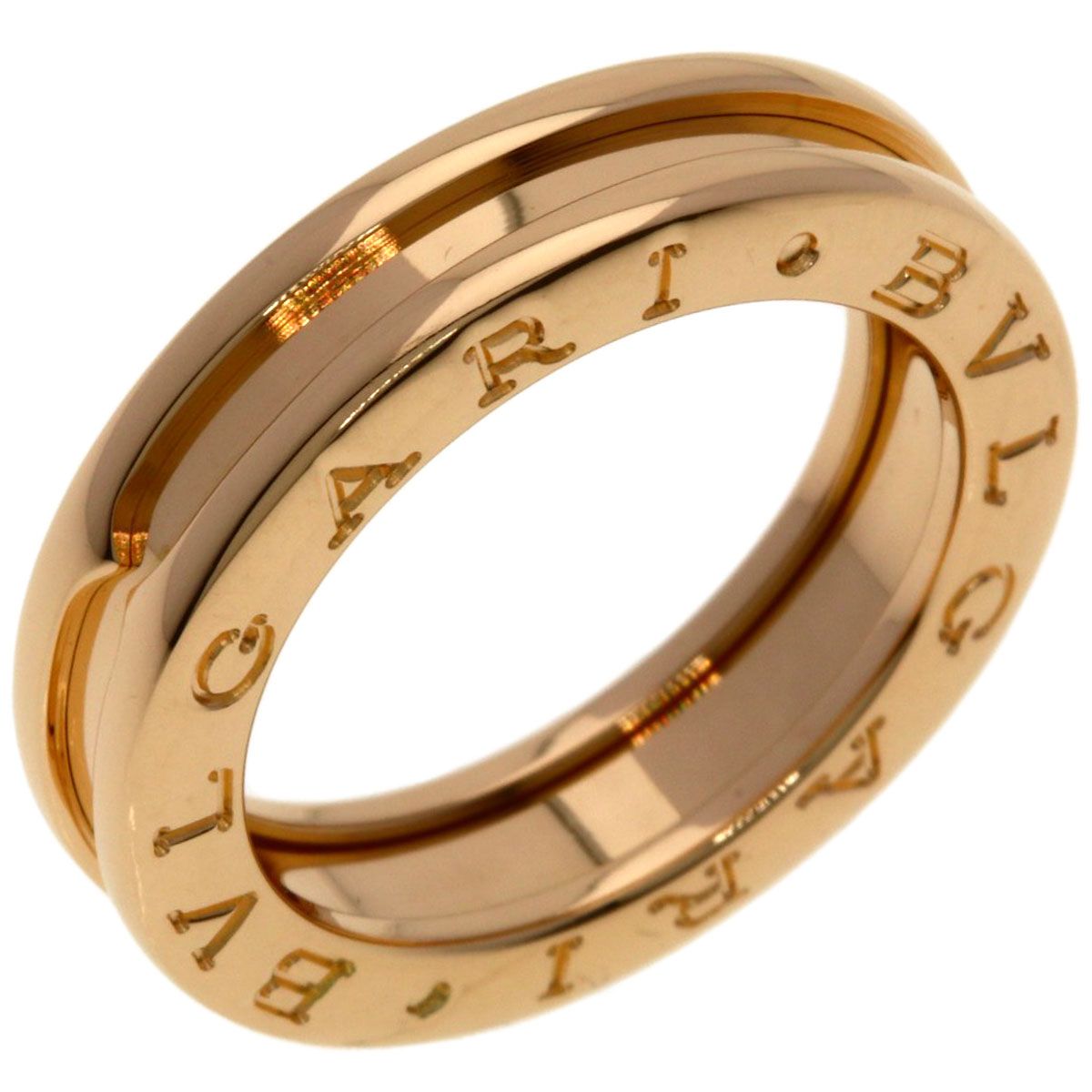 Bvlgari B-zero One Band 50 Ring 18k Pink Gold