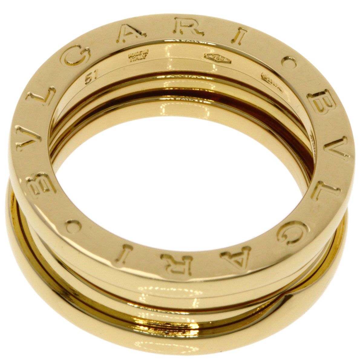 Bvlgari B-zero One Band 51 Ring 18k Yellow Gold