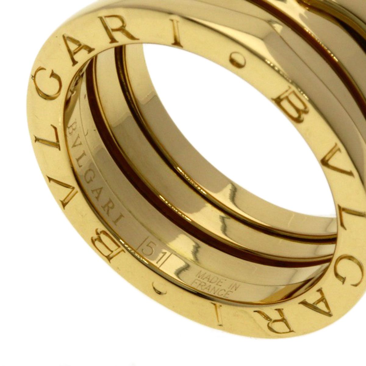 Bvlgari B-zero One Band 51 Ring 18k Yellow Gold