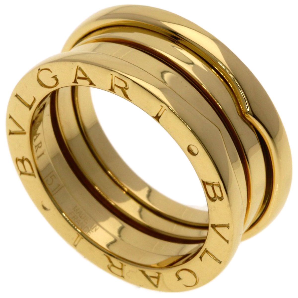 Bvlgari B-zero One Band 51 Ring 18k Yellow Gold