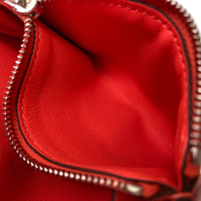 Hermes Avec Soie Silver Bifold Wallet Silk