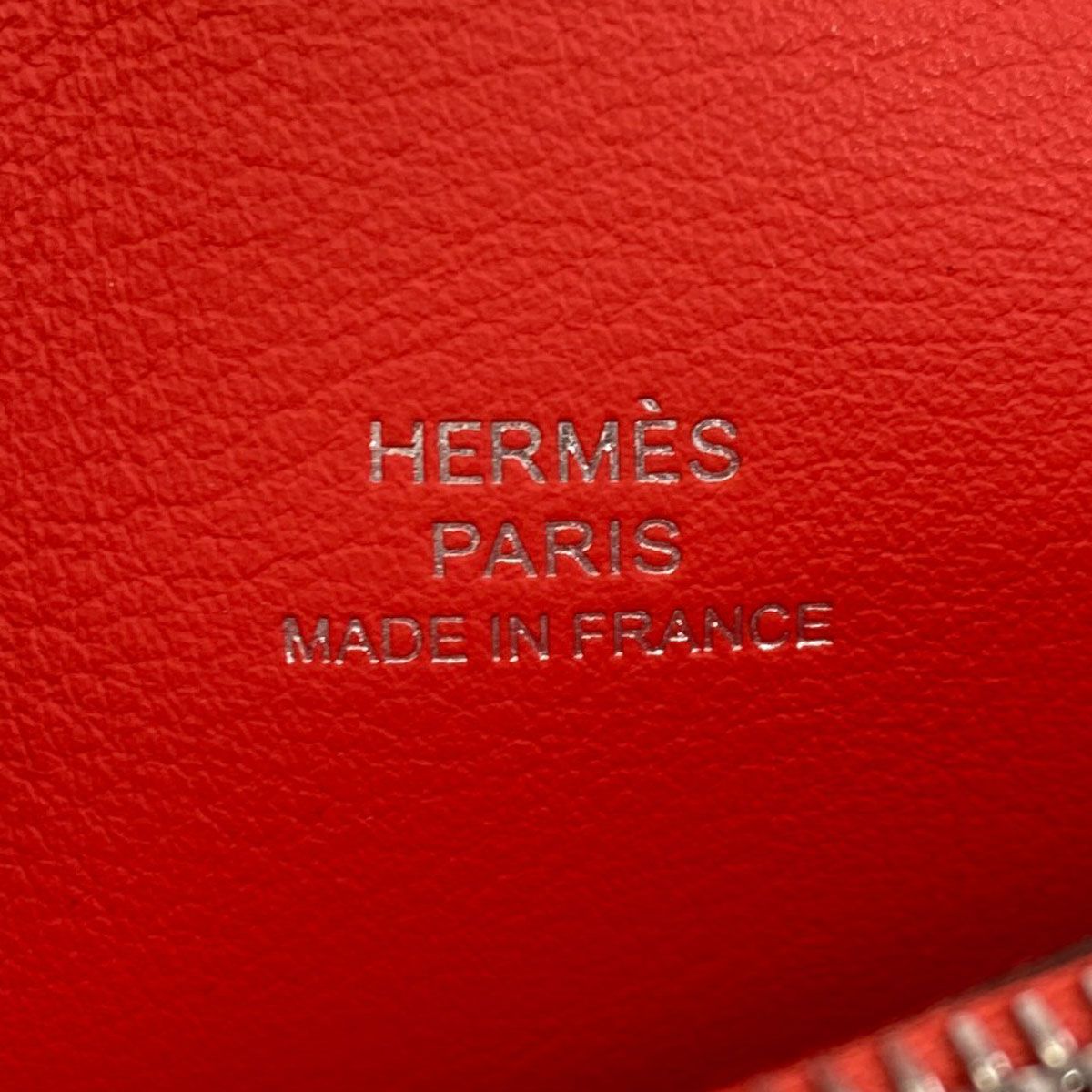Hermes Avec Soie Silver Bifold Wallet Silk