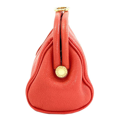 Bvlgari Pouch Leather Red