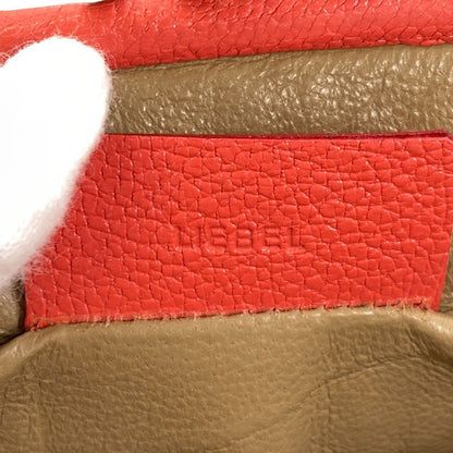 Bvlgari Pouch Leather Red