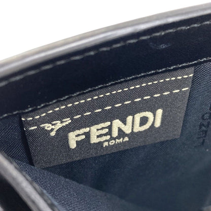 Fendi Logo Bifold Wallet Leather
