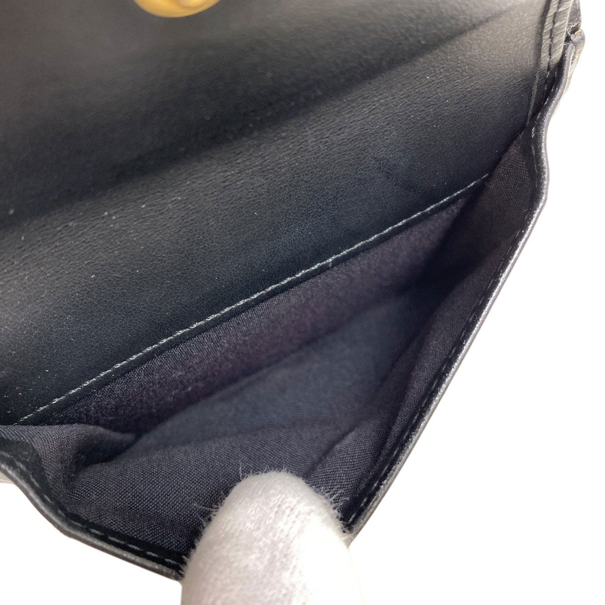 Fendi Logo Bifold Wallet Leather