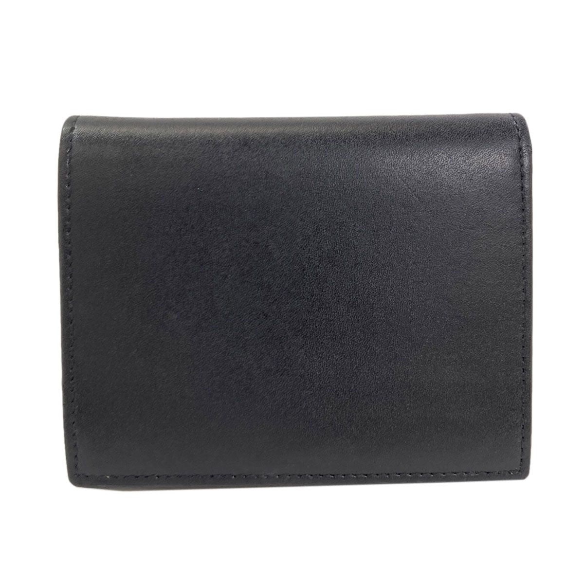 Fendi Logo Bifold Wallet Leather