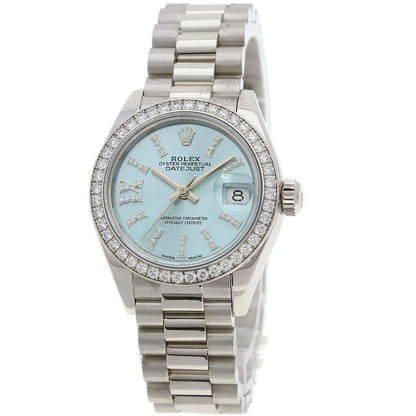 Rolex Datejust 28 Bezel Diamond Watch PT