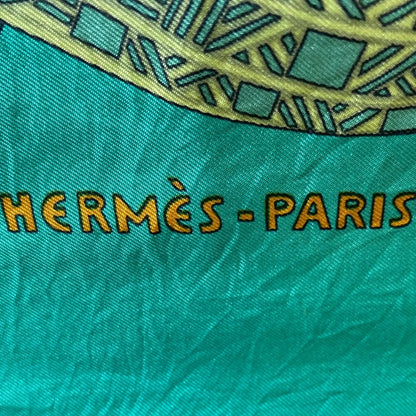 Hermes Carre 90 Art Des Steppes Scarf Silk Horse