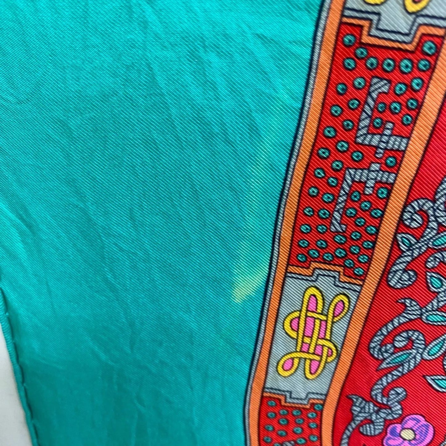 Hermes Carre 90 Art Des Steppes Scarf Silk Horse