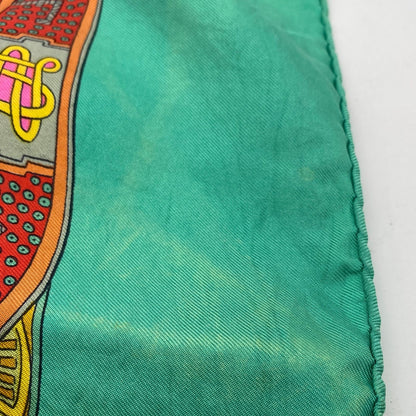 Hermes Carre 90 Art Des Steppes Scarf Silk Horse