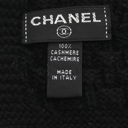 Chanel Scarf CC Logo Black