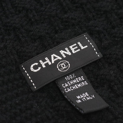 Chanel Scarf CC Logo Black
