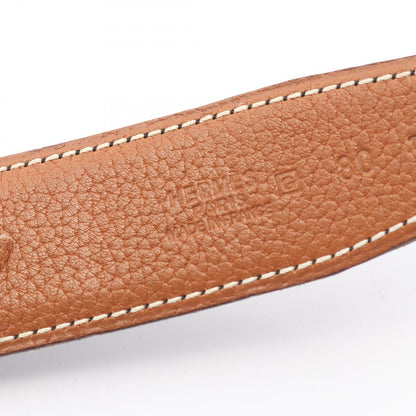 Hermes Belt Constance Reversible Black Leather