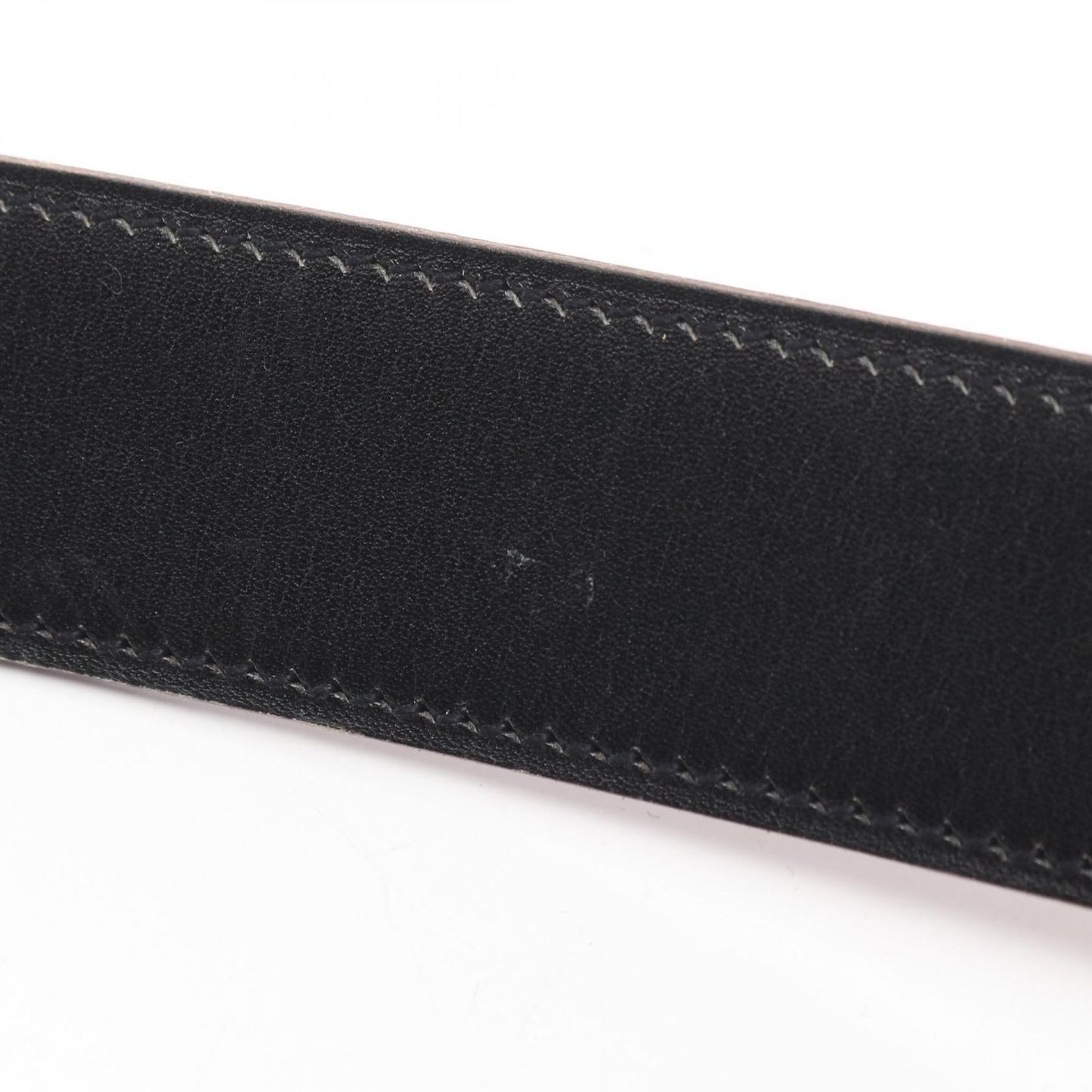 Hermes Belt Constance Reversible Black Leather