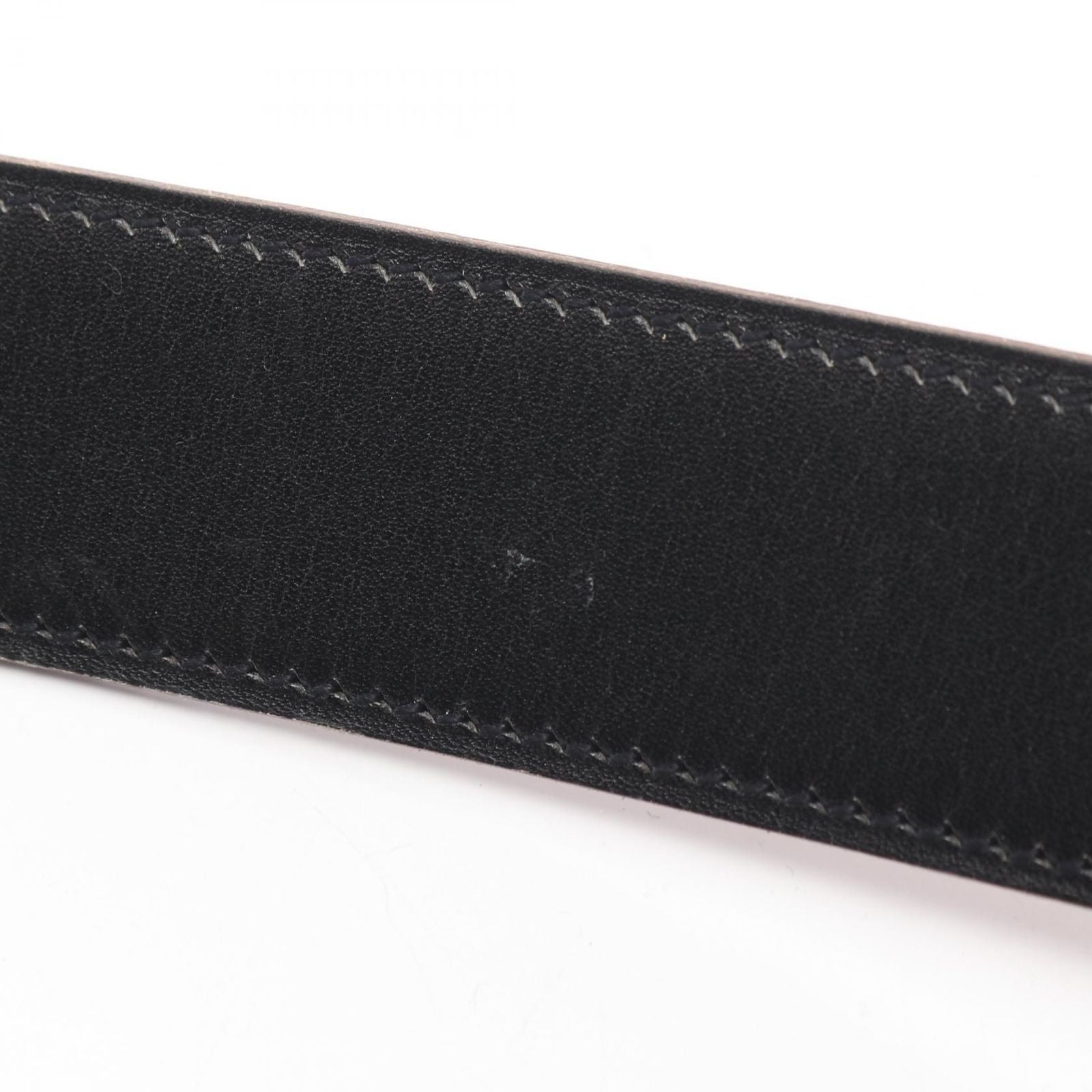 Hermes Belt Constance Reversible Black Leather