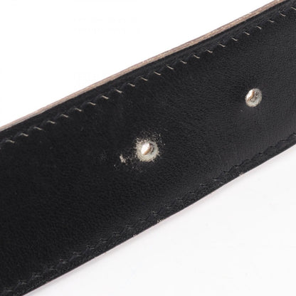 Hermes Belt Constance Reversible Black Leather