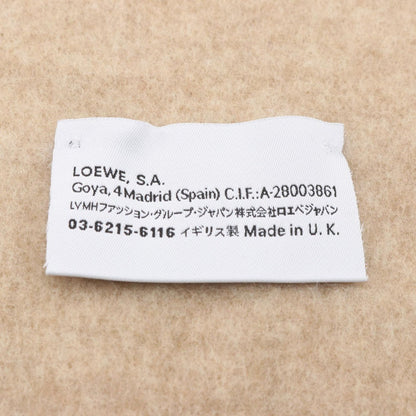 Loewe Scarf Anagram Beige Wool