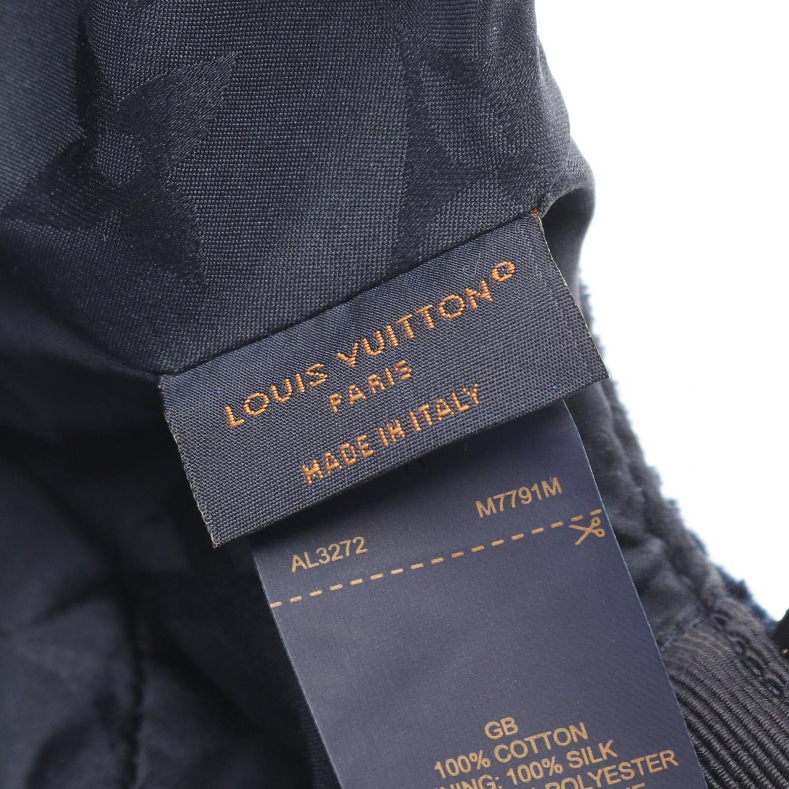 Louis Vuitton Cap LV Touch Navy Baseball Cap Hat