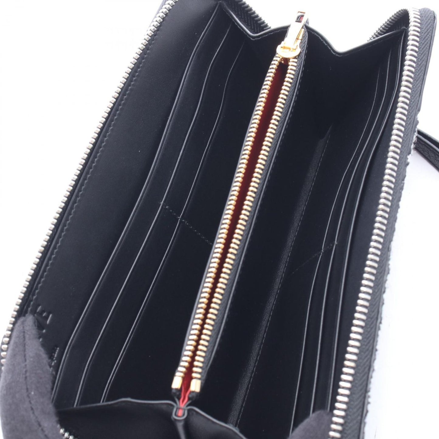 Loewe Round Wallet Puzzle Around Zip Black Green Red Leather